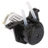 Peristaltic Pump, Dosing Pump DC 6V DIY Miniature Silent Liquid Pump, Self-Priming Pump (No plug-6V Right angle black)
