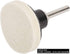 Dele 30 2" Commpressed 1 2" 1/4" Pcs of Wool Fabric Quick Change Disc Polishing Buffing Pads Wheels and Pcs of Disc Pad