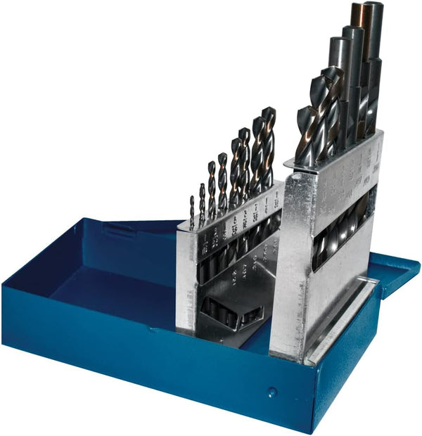 Century Drill & Tool 25230 Charger Parabolic Drill Set | 15 Piece | Made in The USA