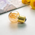 G40 G14.5 E26 LED Bulb Amber 1W Low Watt Edison Bulb 10 Watt Warm White 2200K Vintage LED Globe Night Light Bulb, 6 Pack