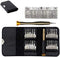 25PCS Mini Screwdriver Set with Case, Precision Kit with 6 Different Size Flathead and Phillips Screwdrivers