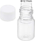uxcell 10pcs Plastic Lab Chemical Reagent Bottle, 5ml/0.17oz Wide Mouth Sealing Liquid Storage Container
