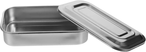 8 Inch Stainless Steel Medical Box Instrument Tray with Lid Accessories for