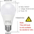 Honle E26 E27 LED Light Bulbs 12V 24V 7W A19 Daylight White 6000K Standard Edison Base 60W Equivalent, 2 Pack