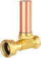 EFIELD C-240 Straight Copper Water Hammer Arrestor, 3/4 Inch Swivel FHT x 3/4 Inch MHT for Washing Machine