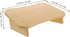 Baluue Wooden Footrest Stool Compact Non-Slip Design for Under Desk Use Portable Step Stool for Bathroom and Office