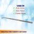 Premium Quality Seeker Mall Probe - Bent Ends Blunt Tips for Students Lab Technicians, Hexagonal Handles No-Slip Grip