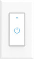 Smart Light Switch, WiFi Touch Wall Switch 1 Gang, Compatible with Alexa Google Home