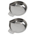 DOITOOL 2Pcs Stainless Steel Weighing Boats, Lab Dish Container for Measuring Mixing Powders and Liquids
