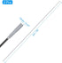 2pcs Flexible Grabber Claw Pick Up Tool 79 Inch 4 Claws Stainless Steel Sewer Cleaning Hook Unclog Sink Sewer Hair Drain Cleaner Tool Sink Unclogger for Toilet Bathtub Sewer White