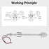 Stainless Steel Switch Water Level Sensor, Double Ball Water Level Controller for Pool (200mm / 7.87in)