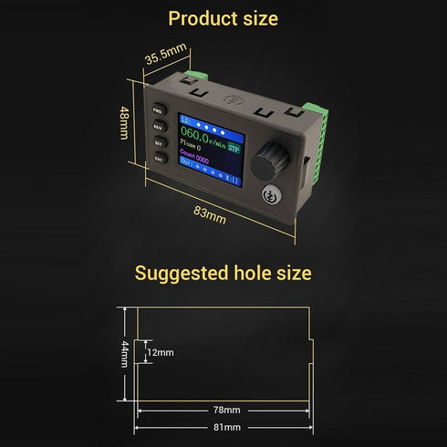 UCCKEYI SMC05 ,20 Stepper Servo Motor Pulse Controller with Forward/Reverse Speed Control Motion Modes , Remote