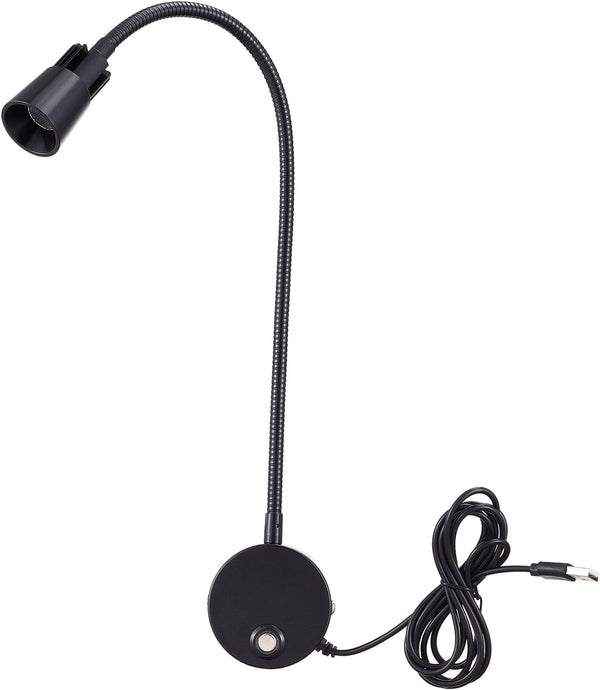 USB 5V Wall Mounted Bedside Reading Lamp Dimmable 6000K 4000K 3000K Colors