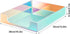 Iridescent Acrylic Letter Tray, A4 Paper File Organizer, Stackable Desktop Document Holder