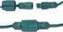 3-Way C7 Novelty Lights Coaxial String Light X-Connector, Green Weather-Tight Splitter for Coax LED Mini & Strings