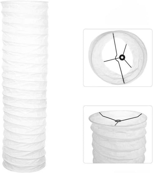 Elegant Paper Floor Lamp Shade for Living Spaces - Ideal for Home and Hotel Use