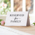 MODERN CREATORS Pack 10 8x11" Inch Of Custom Reserved Table Signs for Wedding Party Restaurant - Double Sided Sign