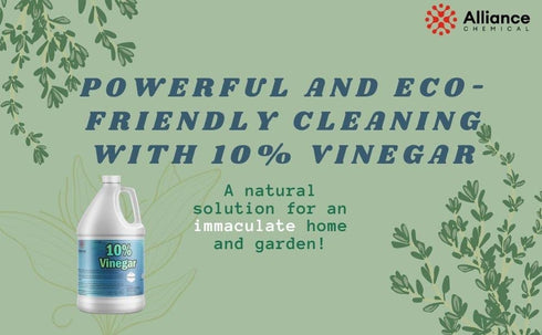 10% 1 Alliance Chemical Vinegar - Concentrated Industrial Strength - Quart