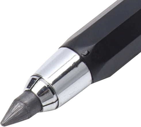 Fdit Automatic Pencil Refill Size Active Pen, Steel Color Metal Coloring Pencil with 5.6Mm Leads