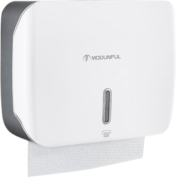 Paper Towel Dispenser Wall Mount: No Drill Adhesive Z-fold Multifold Paper Towel