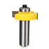 Yakamoz 1/2 Inch Shank Rabbeting Router Bit Set, 6 Bearings for Multiple Depths