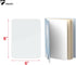 TOWON Small Glass Dry Erase Board - 8x6 Inches Desk White Board with Mini Easel Pad Set for Office, Home, School