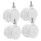PRETYZOOM 4Pcs Office Chair Caster Wheels with Brake Swivel Casters for Smooth
