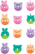 Raymond Geddes Donut Pencil Top Erasers Pack of 48
