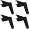 FOMIYES 4pcs Metal Furniture Support Legs for Sofa Cabinet, 100mm Iron Triangle