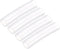 uxcell Pure Silicone Tubing, 19mm ID, 25mm OD, 4Pcs 0.33 Ft Transparent Hose for Water and Air Pump