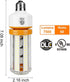2 Pack 60W LED Corn Light Bulb, 7500 Lumin, 600W Replacement, E26 Cool Daylight White, Pack of 1.