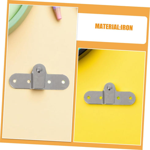 6pcs Didiseaon Folding Door Support Hinges Left Right, Folding Table Brackets with Step Ladder and Shelf Hinge