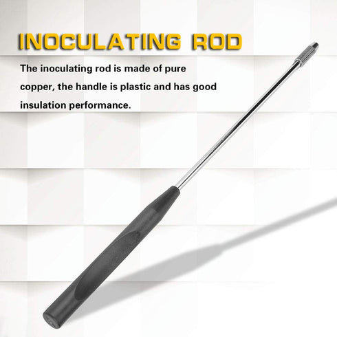 Microbiology Inoculation Needle, Pure Copper Loop Holder with Insulation Handle for Laboratory Tools