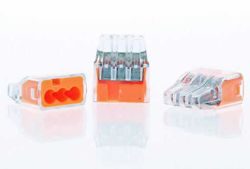 IDEAL Electrical 30-1031 in-Sure Push-in Wire Connector (75 Pack) - 2-Port x25, 3-Port x25, 4-Port x25