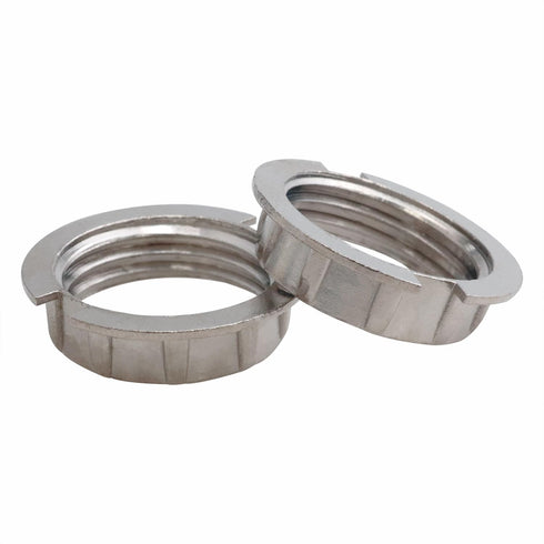 Xhziy 8pcs G9 M20 3/4 Lamp Bracket Ring Lampshade Adapter Ring Metal Outer Ring Lampshade Collar Ring for "Diameter