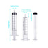 5 Pack 10ml Plastic Syringe with Needle, Syringe for Liquid, Oral, Scientific Labs, Measurement, Dispensing, Feeding Pets, Oil or Glue Applicator, Individually Wrapped (10 ML)