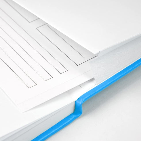 JOYEUX A5 Blank Journal Notebook: 160 Pages, 100 GSM Thick Hardcover Journal for Writing (Sky Blue)