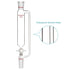 stonylab 100ml Pressure Equalizing Addition Funnel, Borosilicate Glass Dropping Funnel, 24/40 Joint with PTFE Stopcock