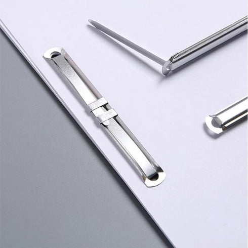 Standard 2-Piece Paper Fasteners, 2 Inch Capacity, 100 Sets/Box, Tin Plated