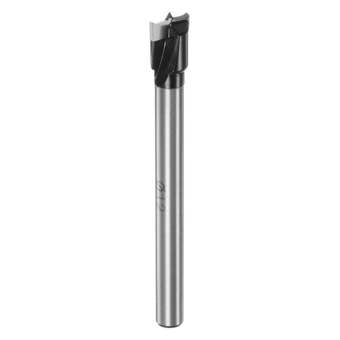 Forstner Drill Bit 12mm (15/32") K30/C1 Tungsten Carbide Tip Triangle Shank for Woodworking