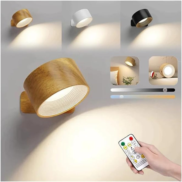 YILAF Lights, Sweden-Inspired Design Wall Mounted Light Rechargeable Magnetic LED Wall Lamp with