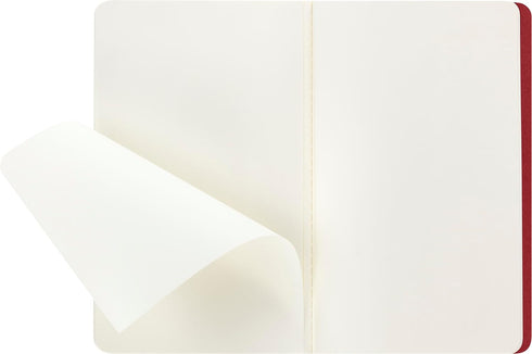 Moleskine Cahier Journal, Soft Cover, Large (5" x 8.25"), Plain/Blank, Cranberry Red, 80 Pages (Set of 3)