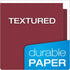 Oxford Twin-Pocket Folders, Burgundy, Textured Paper, Letter Size, Box of 25, Holds 100 Sheets