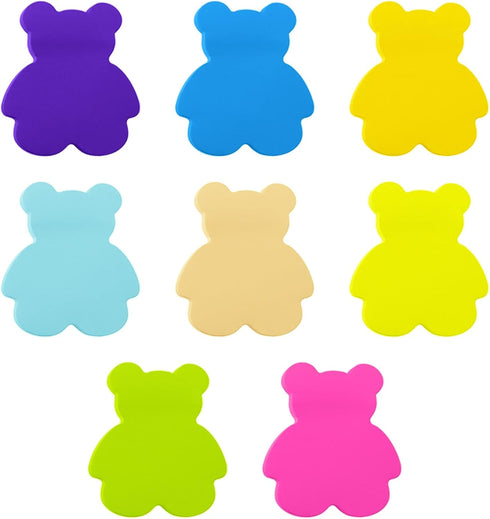 Sticky Notes, 560 Sheets 3 × 3 Inches Bear Shape Self Sticky Notes Pad, Bright Colors for Home Office