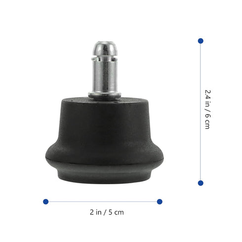 5pcs DOITOOL Office Chair Caster Wheels Smooth Rolling Furniture Casters for Hardwood Tile and Carpet Noiseless