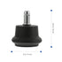 5pcs DOITOOL Office Chair Caster Wheels Smooth Rolling Furniture Casters for Hardwood Tile and Carpet Noiseless