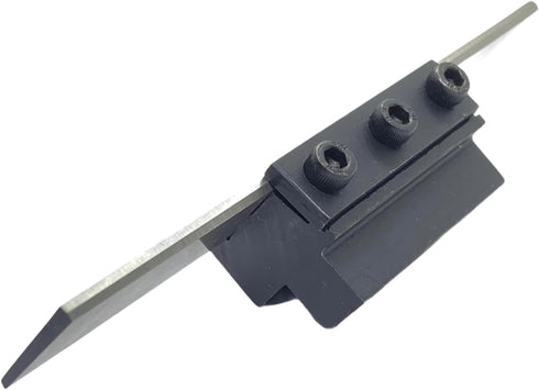 Lathe Clamp Type Parting Cut Off Tool Holder, 12mm Shank with HSS Blade 3/4"