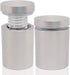 5/8" x 1" Wall Standoff Mounts Screws, Lantee 8 Pcs Stainless Steel Mounting Hardware for Signs, Glass, Panels