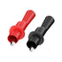 Goupchn 4PCS Multimeter Push on Insulated Alligator Clips Set for Electrical Testing