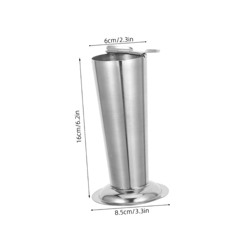 KOMBIUDA Shaped Sterilizer Jar for Forceps Storage for Beauty Salons and Laboratories Easy to Clean and Space Saving